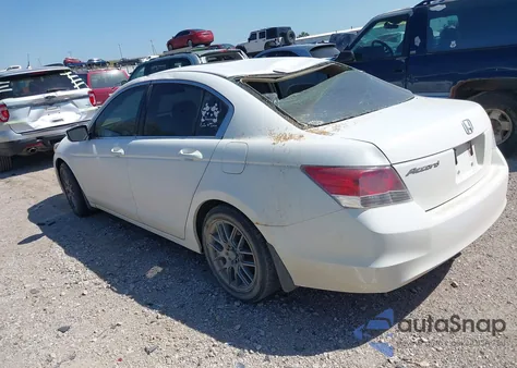 2008 Honda Accord 2.4 Ex-L из США, поврежденный, VIN JHMCP26818C040713